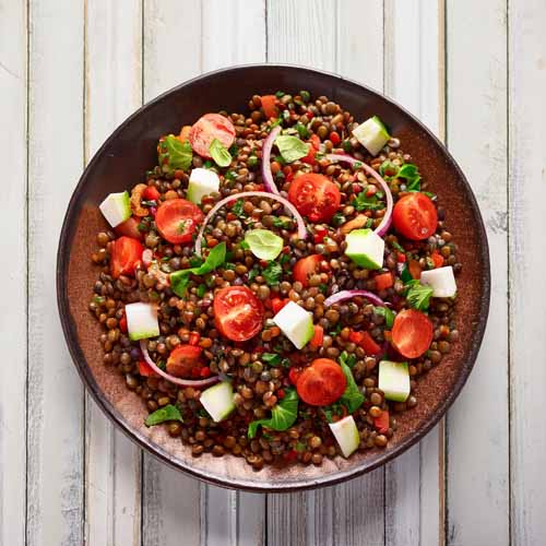 Salade de Lentilles à la Méditerranéenne