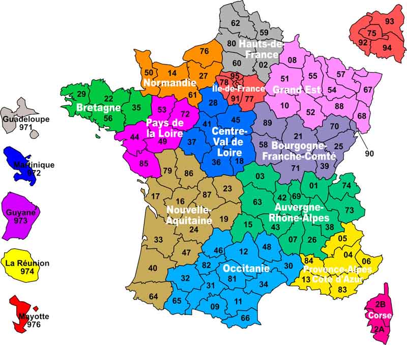 Carte de France